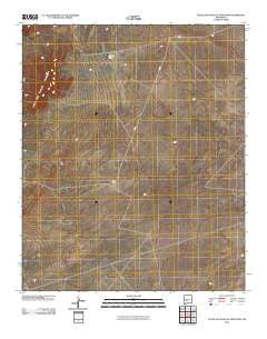 Little San Pascual Mountain New Mexico Historical topographic map, 1:24000 scale, 7.5 X 7.5 Minute, Year 2010