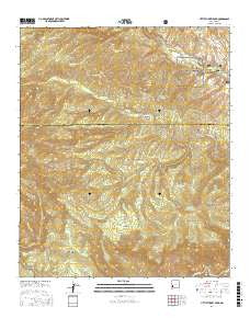 Little Turkey Park New Mexico Current topographic map, 1:24000 scale, 7.5 X 7.5 Minute, Year 2017