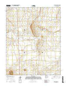 Little Water New Mexico Current topographic map, 1:24000 scale, 7.5 X 7.5 Minute, Year 2017