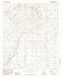 Livingston Ridge New Mexico Historical topographic map, 1:24000 scale, 7.5 X 7.5 Minute, Year 1985