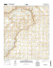 Livingston Ridge New Mexico Historical topographic map, 1:24000 scale, 7.5 X 7.5 Minute, Year 2013