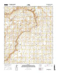 Livingston Ridge New Mexico Current topographic map, 1:24000 scale, 7.5 X 7.5 Minute, Year 2017