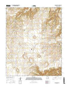 Llonidas Lake New Mexico Current topographic map, 1:24000 scale, 7.5 X 7.5 Minute, Year 2017