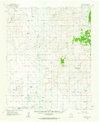 Lobo Hill New Mexico Historical topographic map, 1:62500 scale, 15 X 15 Minute, Year 1960
