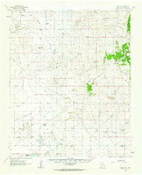 Lobo Hill New Mexico Historical topographic map, 1:62500 scale, 15 X 15 Minute, Year 1960