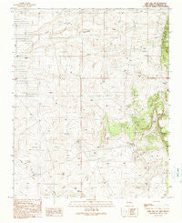 Lobo Hill NE New Mexico Historical topographic map, 1:24000 scale, 7.5 X 7.5 Minute, Year 1990