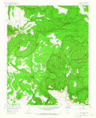 Lobo Springs New Mexico Historical topographic map, 1:24000 scale, 7.5 X 7.5 Minute, Year 1957