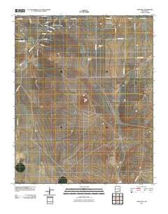 Lobo Hill New Mexico Historical topographic map, 1:24000 scale, 7.5 X 7.5 Minute, Year 2010