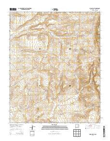 Lobo Hill NE New Mexico Historical topographic map, 1:24000 scale, 7.5 X 7.5 Minute, Year 2013