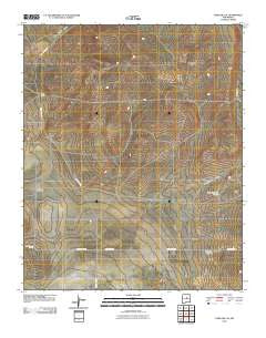 Lobo Hill SE New Mexico Historical topographic map, 1:24000 scale, 7.5 X 7.5 Minute, Year 2010