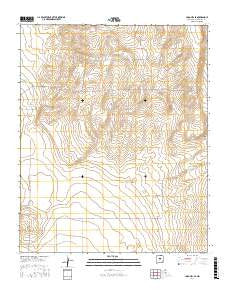 Lobo Hill SE New Mexico Current topographic map, 1:24000 scale, 7.5 X 7.5 Minute, Year 2017