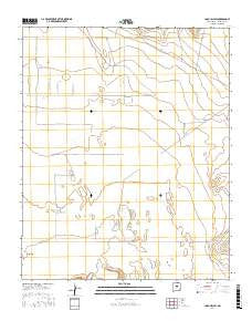 Lobo Hill SW New Mexico Current topographic map, 1:24000 scale, 7.5 X 7.5 Minute, Year 2017