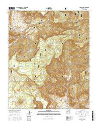 Lobo Springs New Mexico Current topographic map, 1:24000 scale, 7.5 X 7.5 Minute, Year 2017