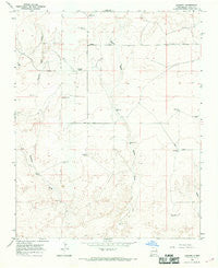 Lockney New Mexico Historical topographic map, 1:24000 scale, 7.5 X 7.5 Minute, Year 1966