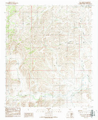 Loco Canyon New Mexico Historical topographic map, 1:24000 scale, 7.5 X 7.5 Minute, Year 1989