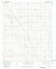 Loco Draw New Mexico Historical topographic map, 1:24000 scale, 7.5 X 7.5 Minute, Year 1981