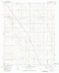 Loco Draw New Mexico Historical topographic map, 1:24000 scale, 7.5 X 7.5 Minute, Year 1981