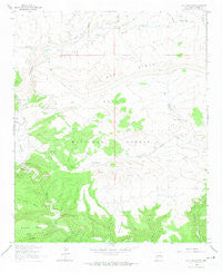 Loco Mountain New Mexico Historical topographic map, 1:24000 scale, 7.5 X 7.5 Minute, Year 1963