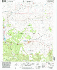 Loco Mountain New Mexico Historical topographic map, 1:24000 scale, 7.5 X 7.5 Minute, Year 1999