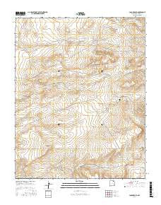 Loco Arroyo New Mexico Current topographic map, 1:24000 scale, 7.5 X 7.5 Minute, Year 2017