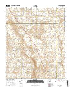 Loco Draw New Mexico Current topographic map, 1:24000 scale, 7.5 X 7.5 Minute, Year 2017