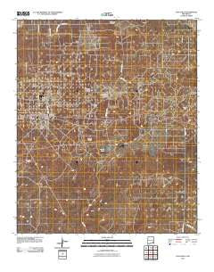 Loco Hills New Mexico Historical topographic map, 1:24000 scale, 7.5 X 7.5 Minute, Year 2010