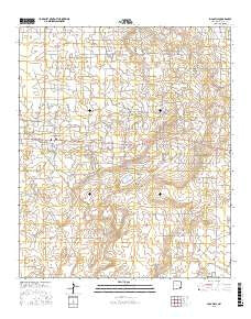 Loco Hills New Mexico Current topographic map, 1:24000 scale, 7.5 X 7.5 Minute, Year 2017