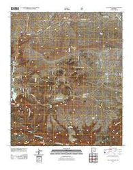 Loco Mountain New Mexico Historical topographic map, 1:24000 scale, 7.5 X 7.5 Minute, Year 2011