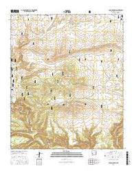 Loco Mountain New Mexico Current topographic map, 1:24000 scale, 7.5 X 7.5 Minute, Year 2017