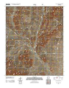 Log Canyon New Mexico Historical topographic map, 1:24000 scale, 7.5 X 7.5 Minute, Year 2011