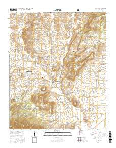 Log Canyon New Mexico Current topographic map, 1:24000 scale, 7.5 X 7.5 Minute, Year 2017
