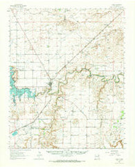 Logan New Mexico Historical topographic map, 1:62500 scale, 15 X 15 Minute, Year 1962