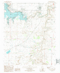 Logan South New Mexico Historical topographic map, 1:24000 scale, 7.5 X 7.5 Minute, Year 1989