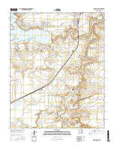 Logan South New Mexico Current topographic map, 1:24000 scale, 7.5 X 7.5 Minute, Year 2017