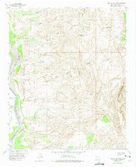 Loma De Las Canas New Mexico Historical topographic map, 1:24000 scale, 7.5 X 7.5 Minute, Year 1959