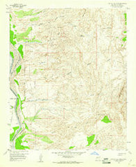 Loma De Las Canas New Mexico Historical topographic map, 1:24000 scale, 7.5 X 7.5 Minute, Year 1959