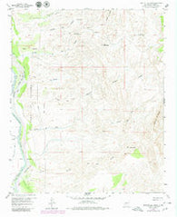 Loma De Las Canas New Mexico Historical topographic map, 1:24000 scale, 7.5 X 7.5 Minute, Year 1959