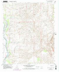 Loma De Las Canas New Mexico Historical topographic map, 1:24000 scale, 7.5 X 7.5 Minute, Year 1959