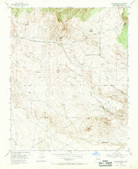 Loma Machete New Mexico Historical topographic map, 1:24000 scale, 7.5 X 7.5 Minute, Year 1954