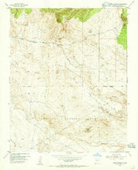 Loma Machete New Mexico Historical topographic map, 1:24000 scale, 7.5 X 7.5 Minute, Year 1954