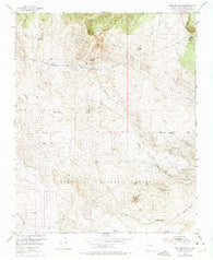 Loma Machete New Mexico Historical topographic map, 1:24000 scale, 7.5 X 7.5 Minute, Year 1954