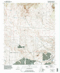Loma Machete New Mexico Historical topographic map, 1:24000 scale, 7.5 X 7.5 Minute, Year 1990