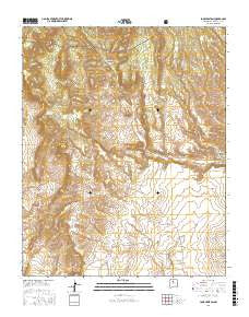 Loma Creston New Mexico Current topographic map, 1:24000 scale, 7.5 X 7.5 Minute, Year 2017