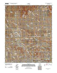 Loma Machete New Mexico Historical topographic map, 1:24000 scale, 7.5 X 7.5 Minute, Year 2010