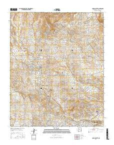 Loma Machete New Mexico Current topographic map, 1:24000 scale, 7.5 X 7.5 Minute, Year 2017