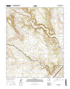 Loma Parda New Mexico Current topographic map, 1:24000 scale, 7.5 X 7.5 Minute, Year 2017