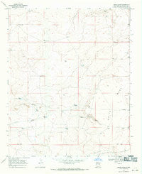 Lomas Gatos New Mexico Historical topographic map, 1:24000 scale, 7.5 X 7.5 Minute, Year 1968