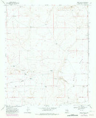 Lomas Gatos New Mexico Historical topographic map, 1:24000 scale, 7.5 X 7.5 Minute, Year 1968