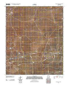 Lomas Gatos New Mexico Historical topographic map, 1:24000 scale, 7.5 X 7.5 Minute, Year 2010