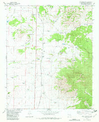 Lone Mountain New Mexico Historical topographic map, 1:24000 scale, 7.5 X 7.5 Minute, Year 1982